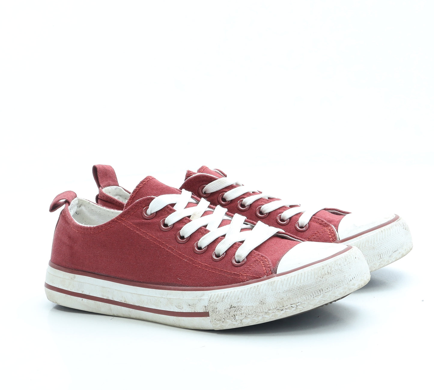 Primark Womens Red Fabric Trainer UK 5 38 US 7