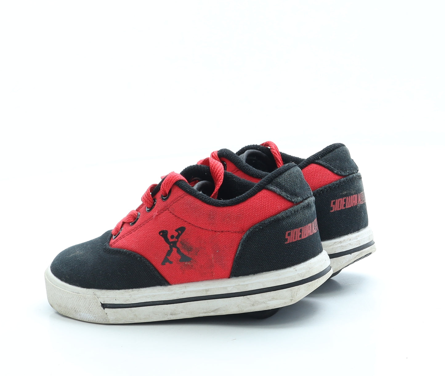 Sidewalk Sports Boys Red Colourblock Polyester Trainer UK 11 30