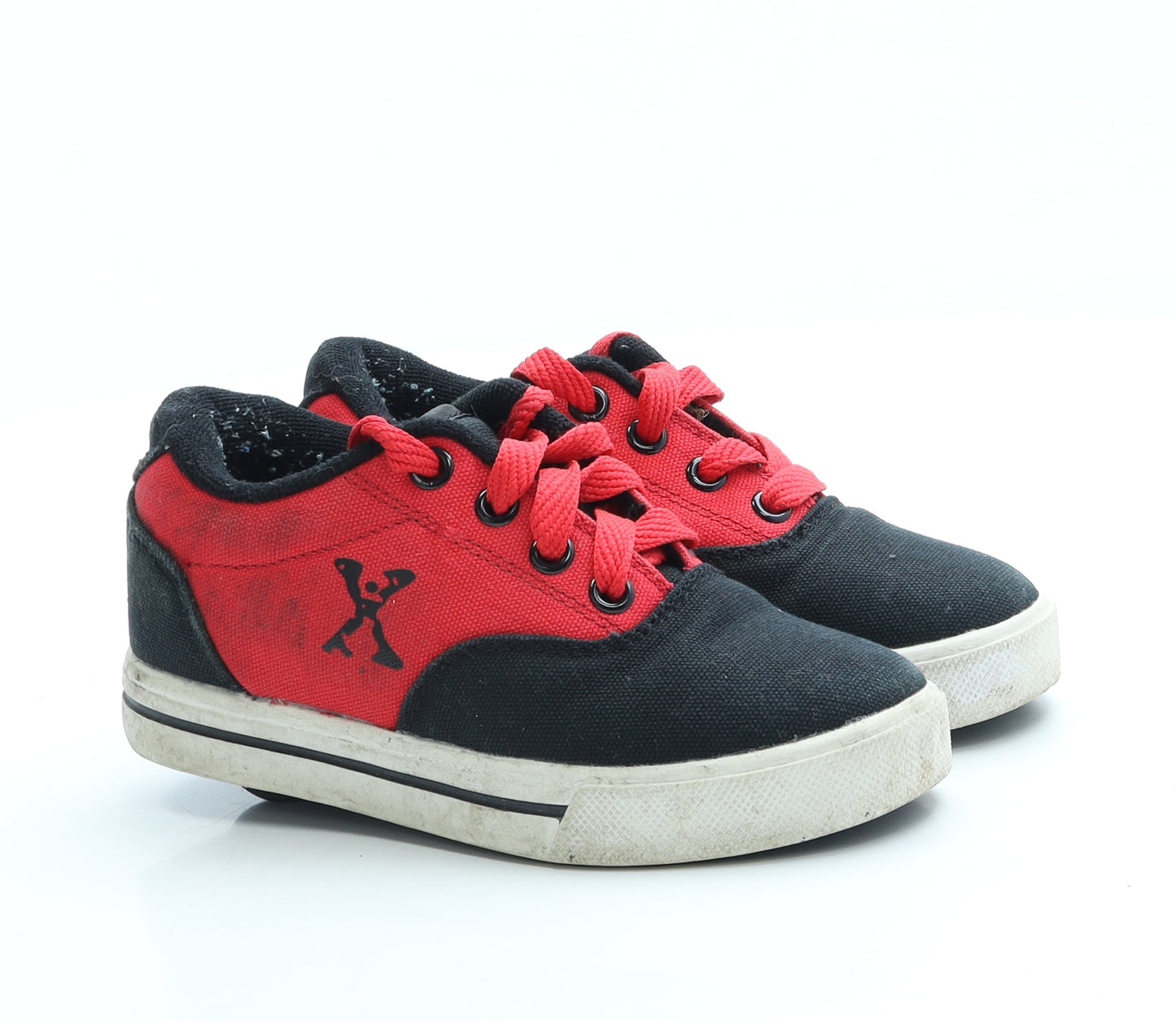Sidewalk Sports Boys Red Colourblock Polyester Trainer UK 11 30