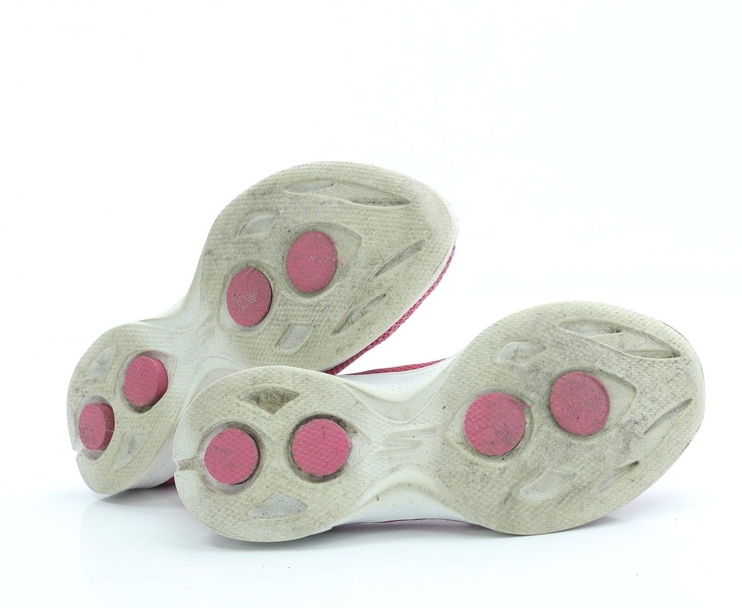 Skechers Womens Pink Polyester Slip On Flat UK 3 36