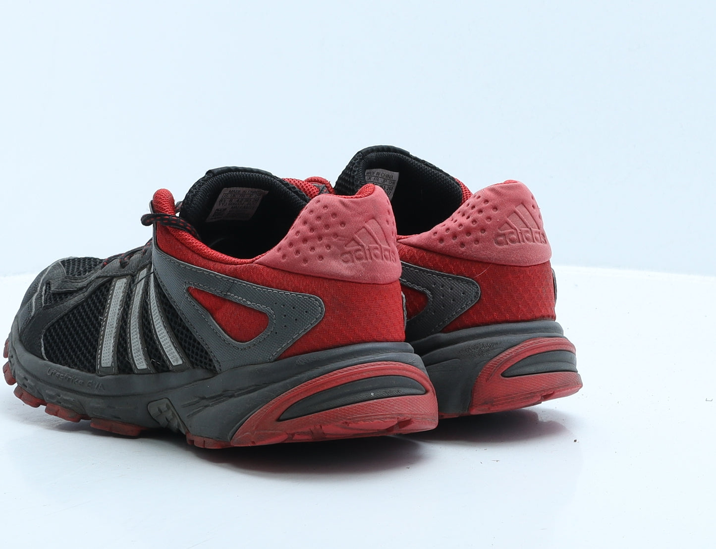 adidas Mens Black Colourblock Polyester Trainer UK 8 42