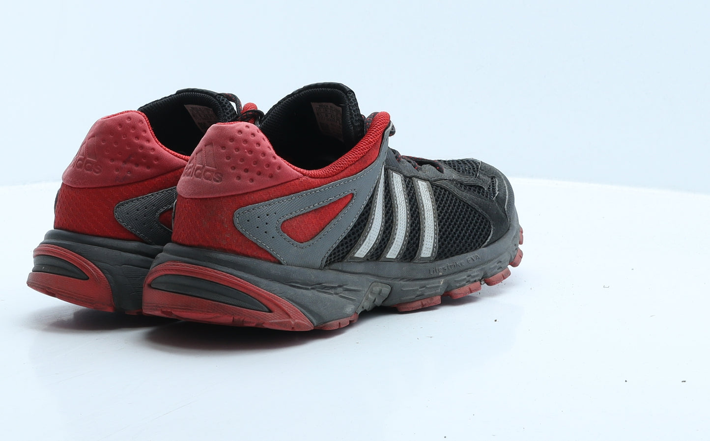 adidas Mens Black Colourblock Polyester Trainer UK 8 42