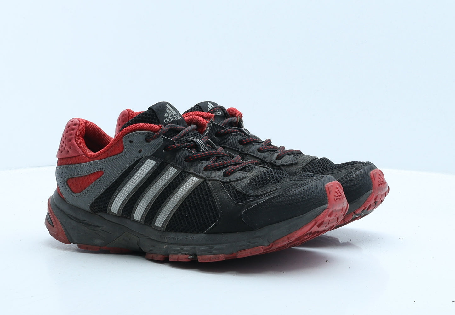 adidas Mens Black Colourblock Polyester Trainer UK 8 42