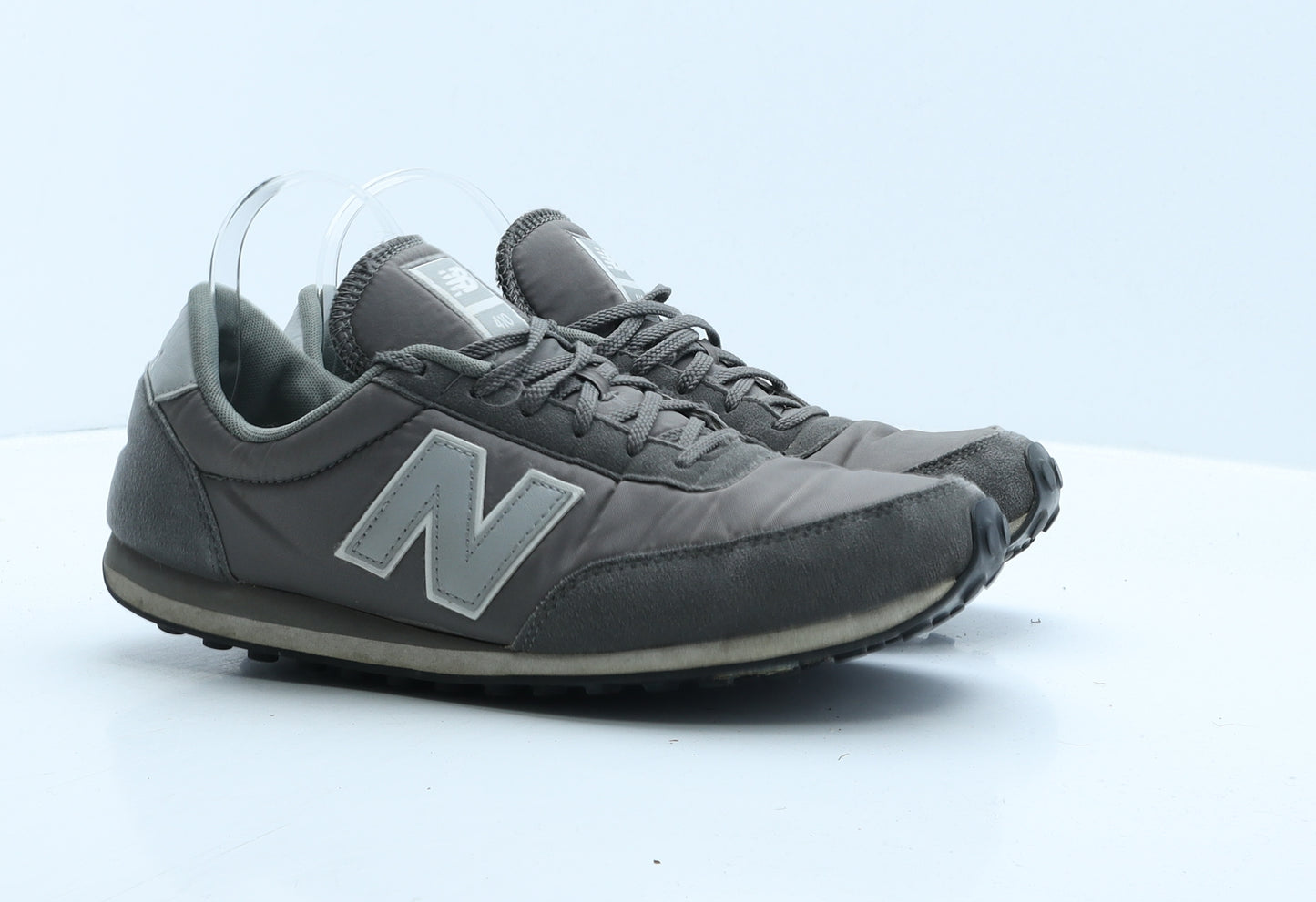 New Balance Mens Grey Polyester Trainer UK 10 44.5 - Casual