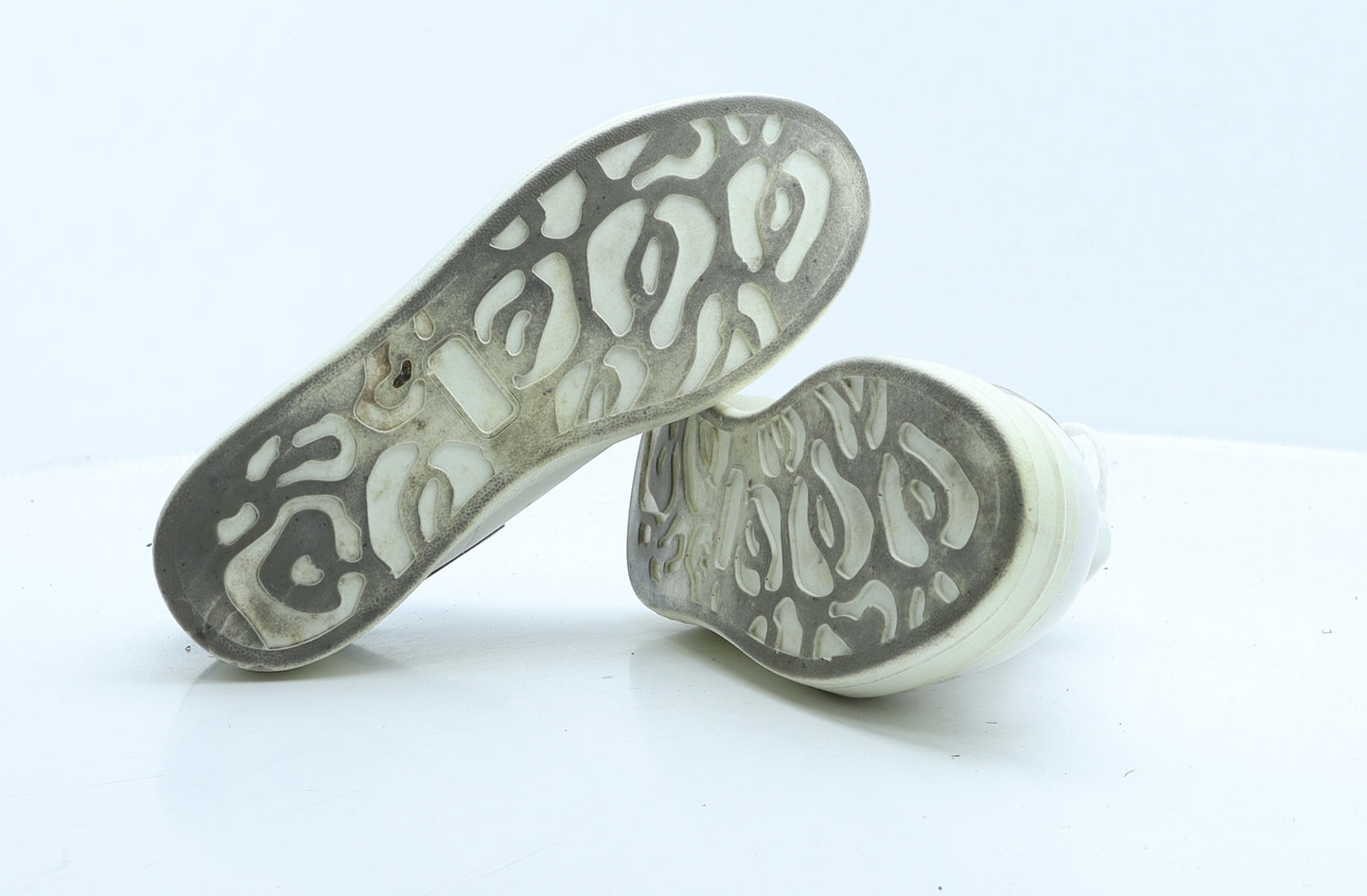 Alexander McQueen Womens White Leather Trainer UK 5 38