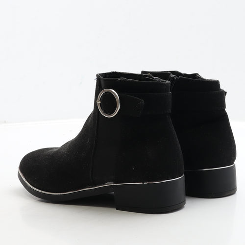 Primark Womens Black Suede Chelsea Boot UK 4 37