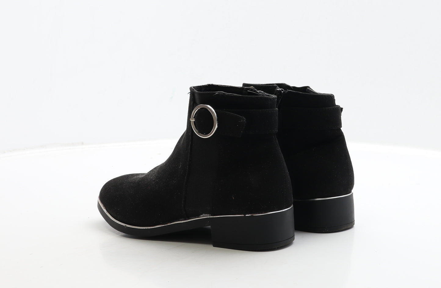 Primark Womens Black Suede Chelsea Boot UK 4 37