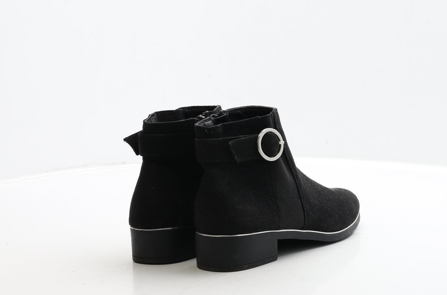 Primark Womens Black Suede Chelsea Boot UK 4 37