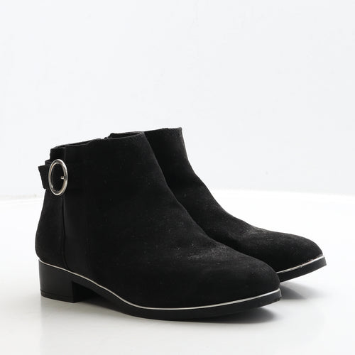 Primark Womens Black Suede Chelsea Boot UK 4 37