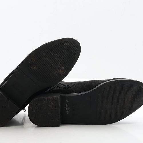 Primark Womens Black Suede Chelsea Boot UK 4 37