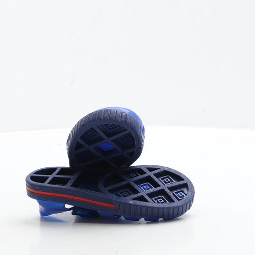Preworn Boys Blue Rubber Slingback Sandal UK 6 24