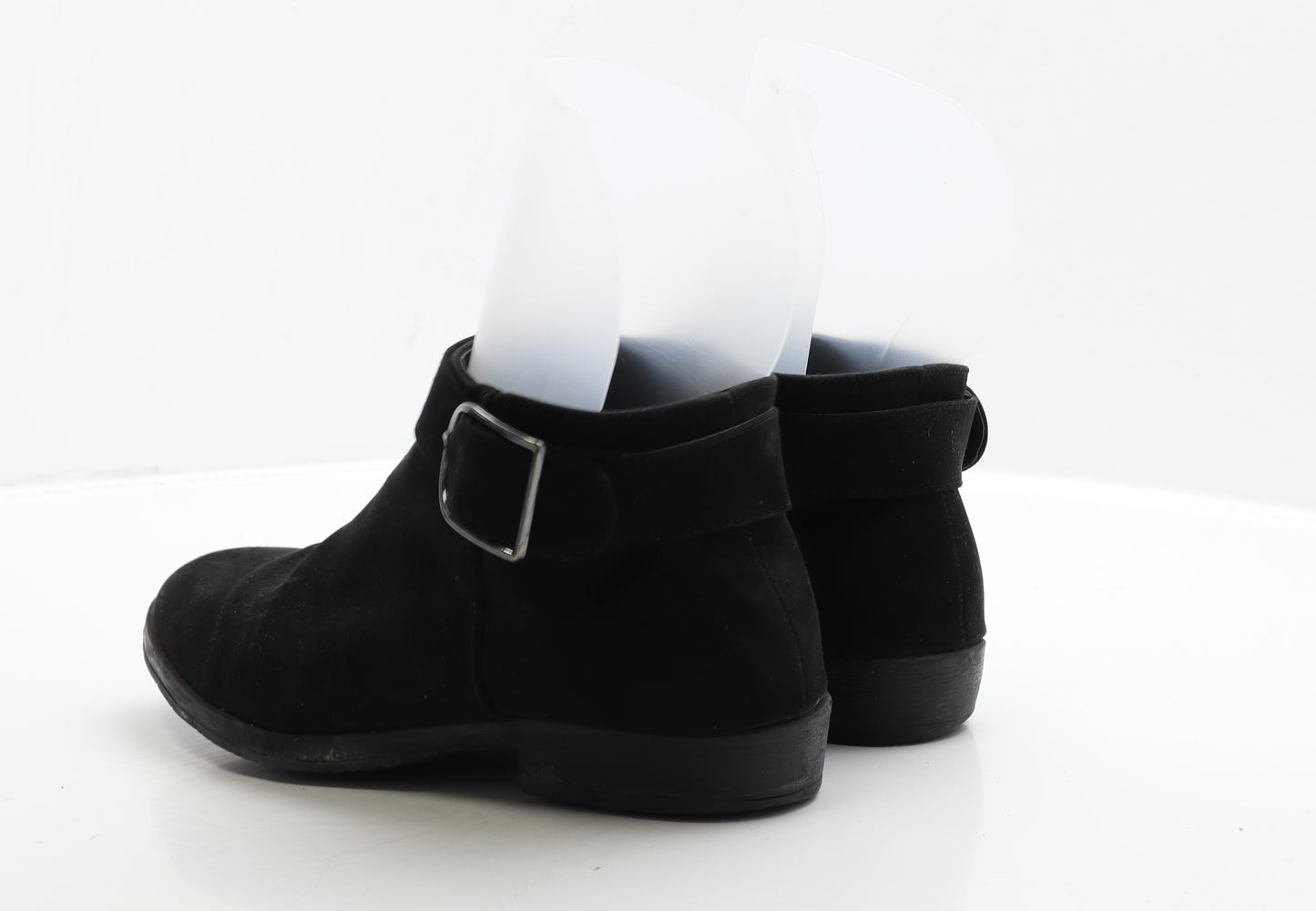 New Look Womens Black Suede Bootie Boot UK 8 41