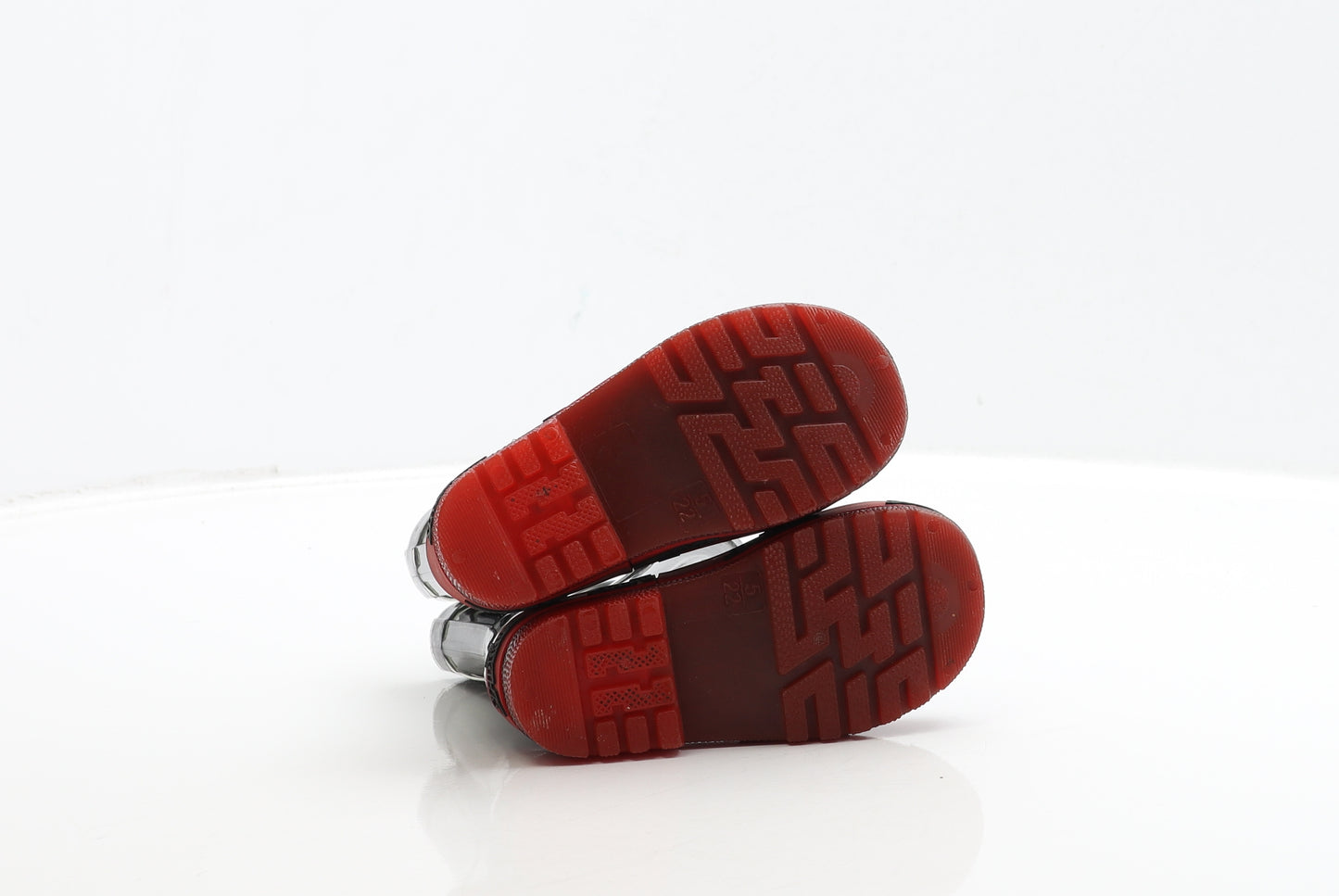 Marvel Boys Black Rubber Wellies Boot UK 5 22 - Spiderman