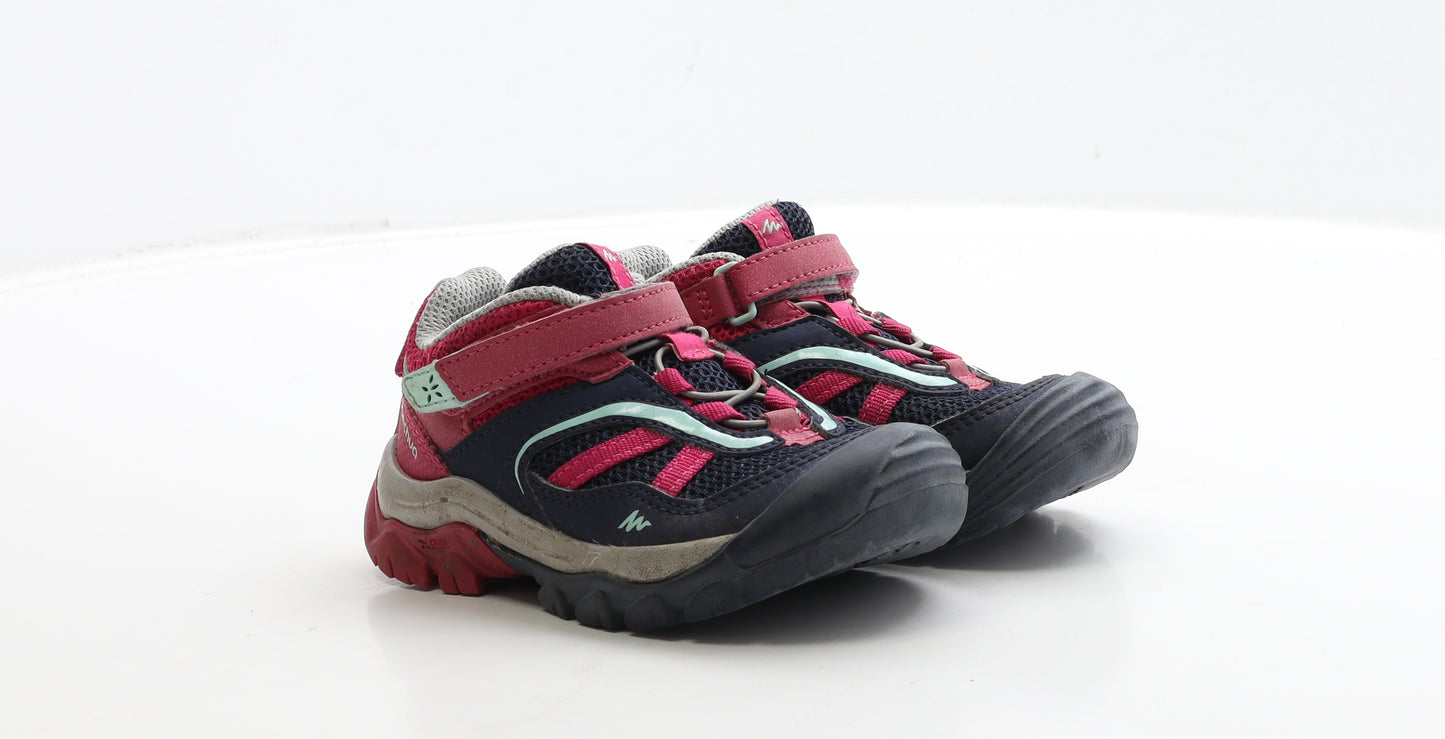Quechua Girls Pink Polyester Trainer UK 7 25 - CrossRock