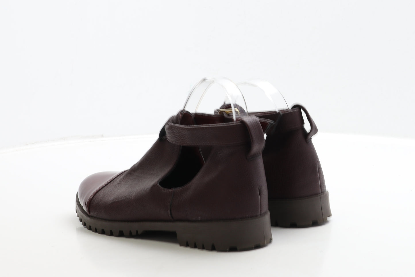 Schuh Womens Red Leather Bootie Boot UK 6 39