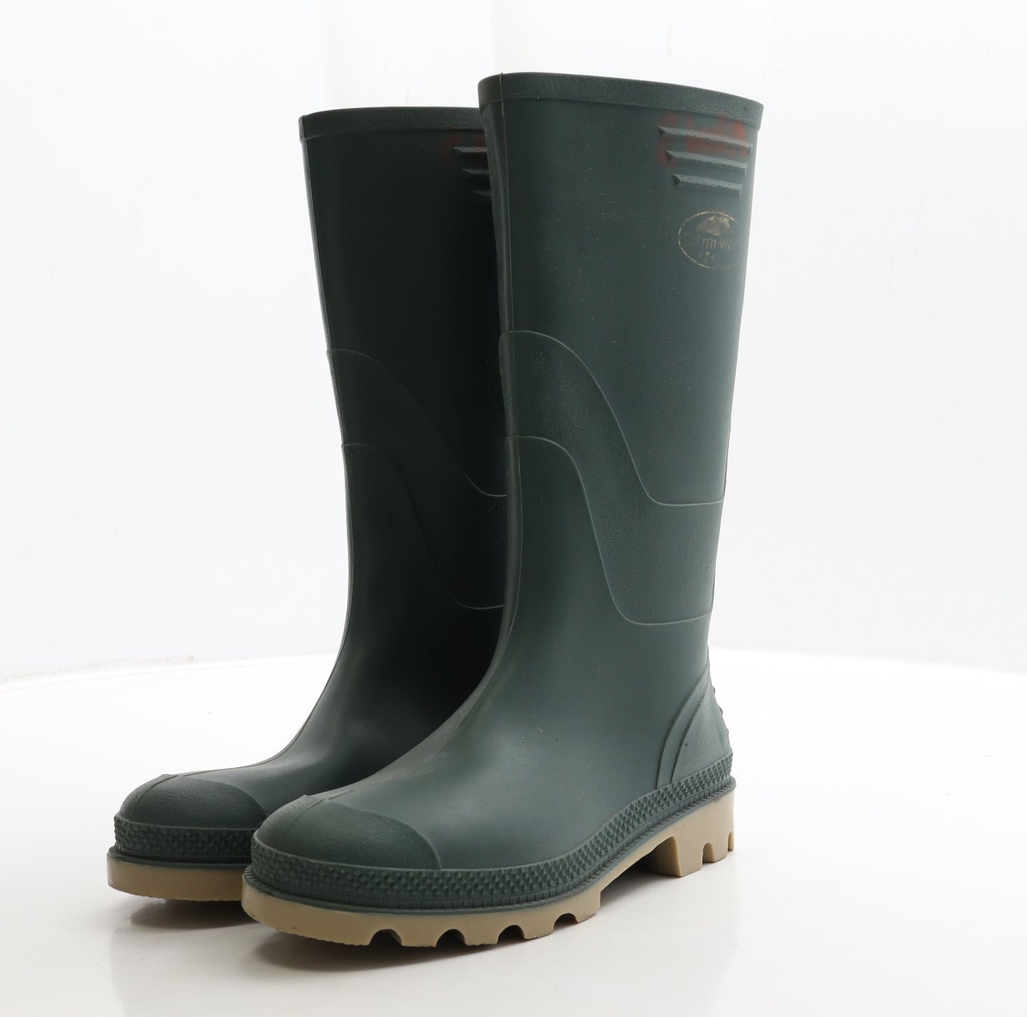Stormwells Womens Green Rubber Wellies Boot UK 4 37