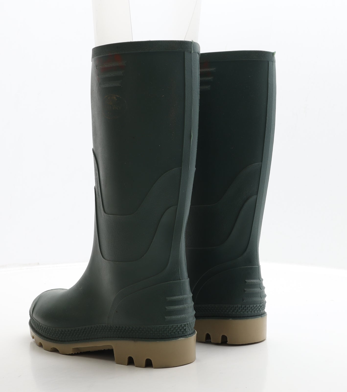 Stormwells Womens Green Rubber Wellies Boot UK 4 37