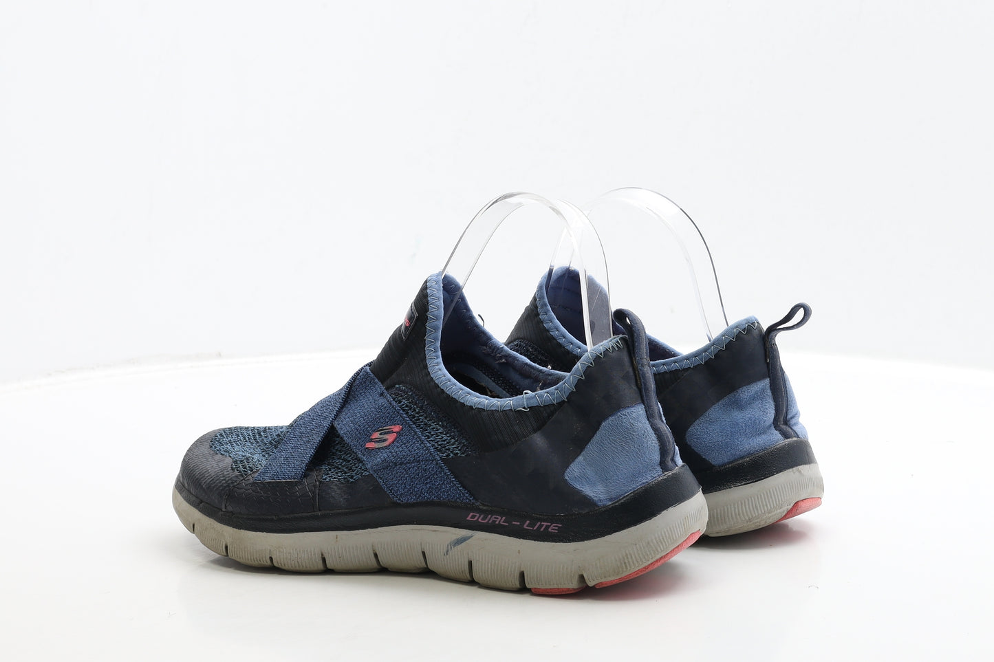 Skechers Womens Blue Polyester Trainer UK 6 39