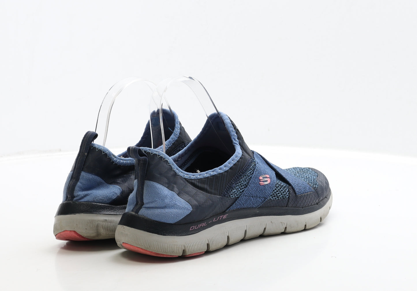 Skechers Womens Blue Polyester Trainer UK 6 39