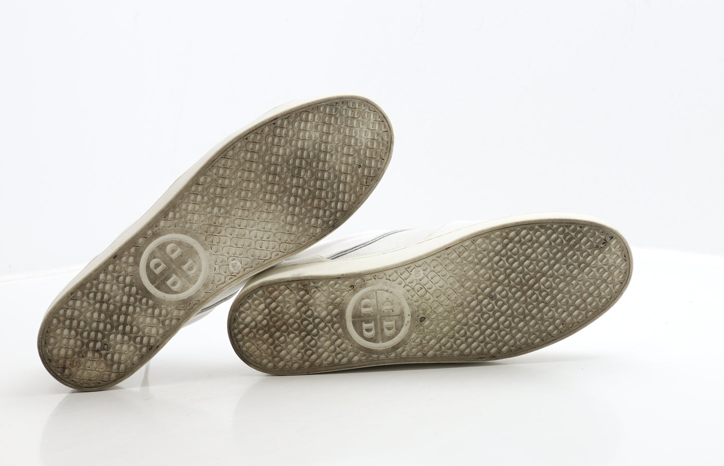 Dune Womens White Polyester Trainer UK 7 40