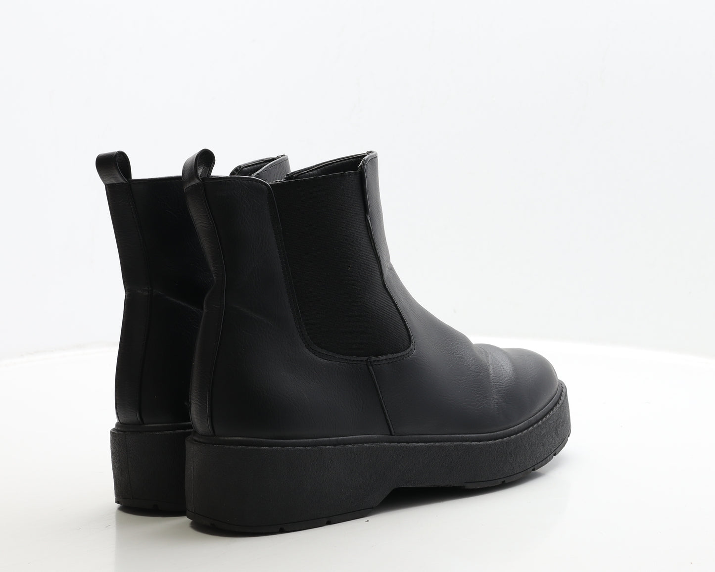 Krush Womens Black Leather Chelsea Boot UK 7 40