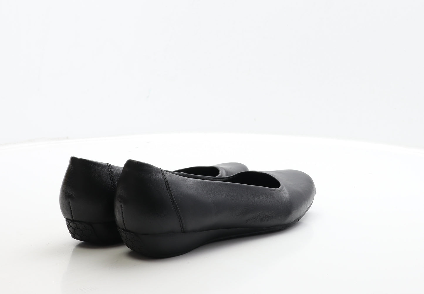 Soleflex Womens Black Leather Ballet Flat UK 5 38