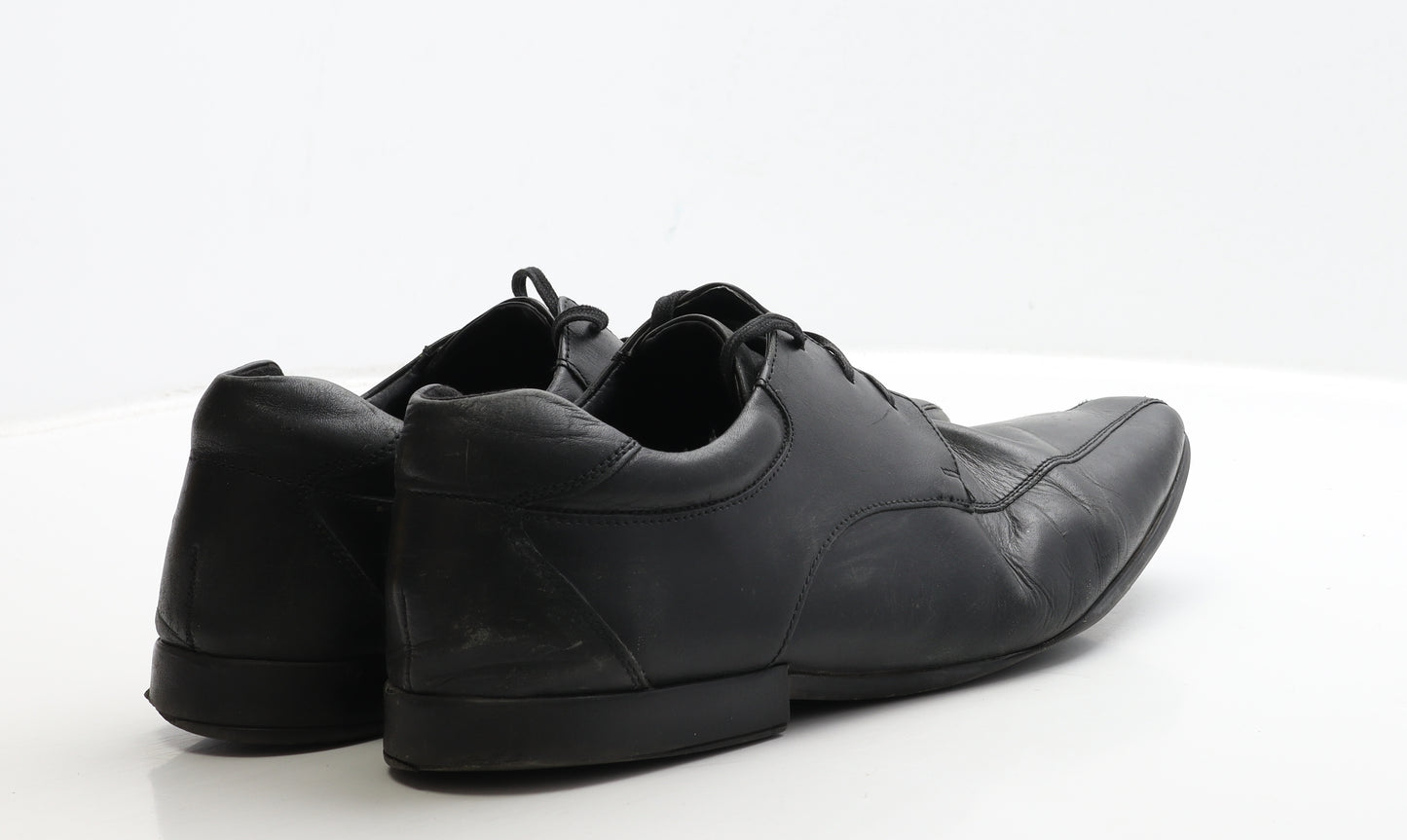 Taylor & Wright Mens Black Leather Oxford Casual UK 11 45