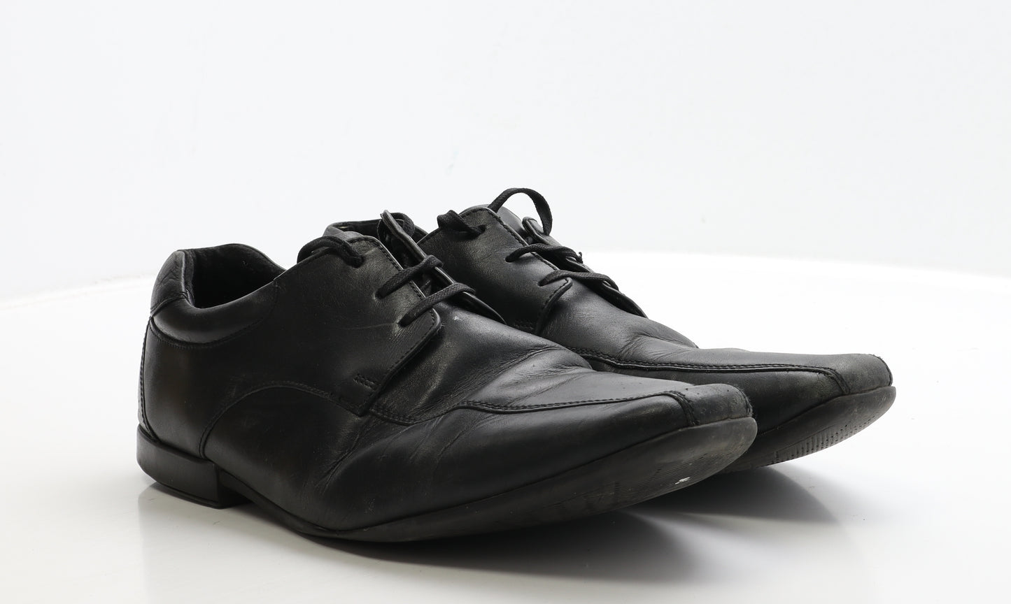 Taylor & Wright Mens Black Leather Oxford Casual UK 11 45