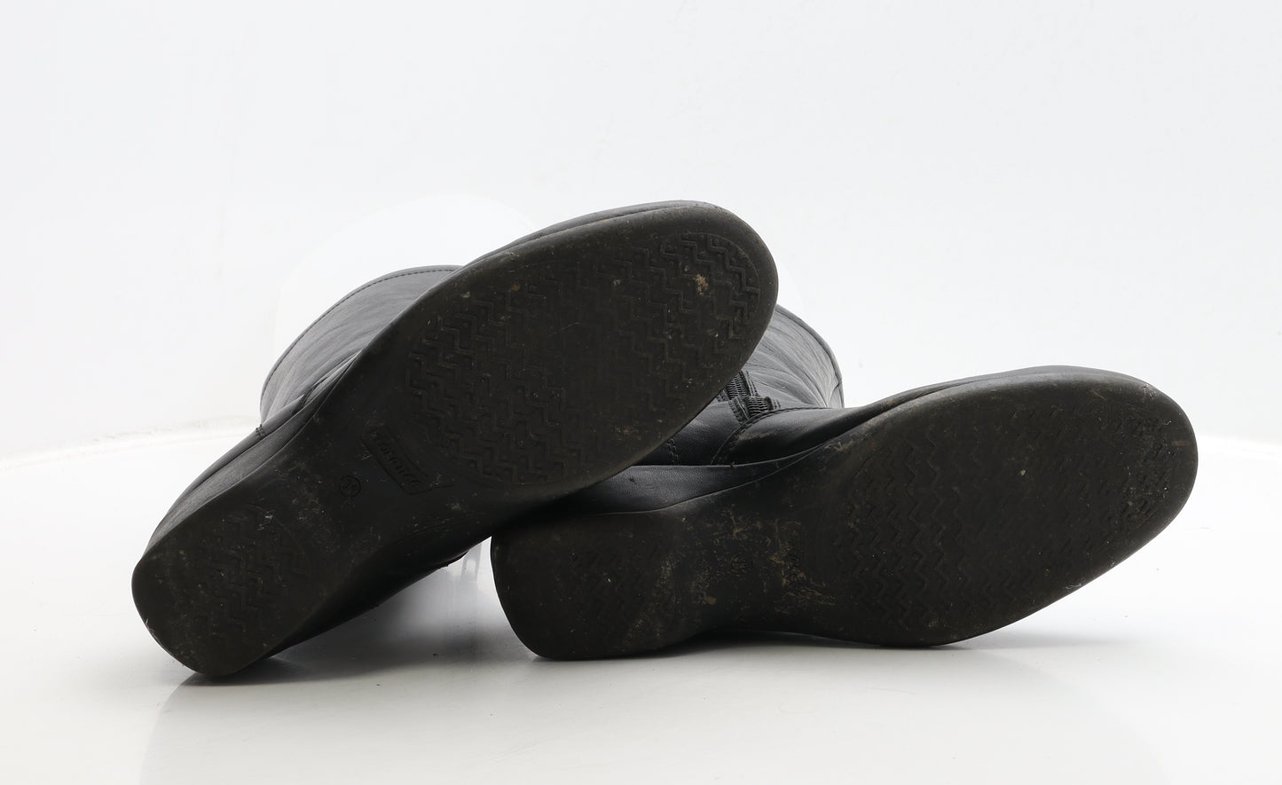 Florance Womens Black Leather Bootie Boot UK 6 39