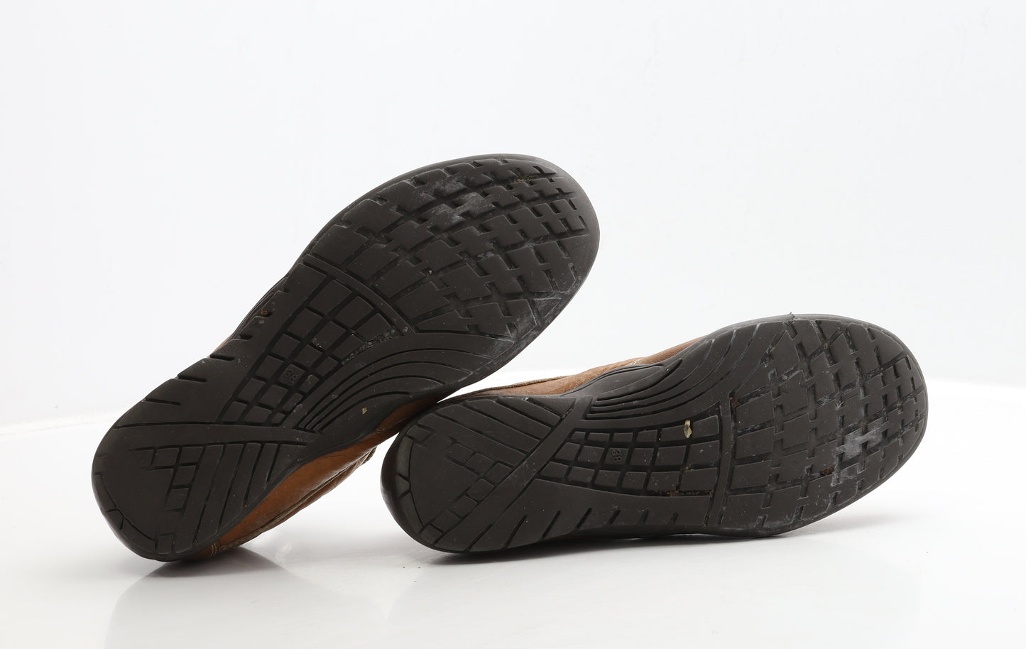 Freeway Womens Brown Leather Trainer UK 5 38