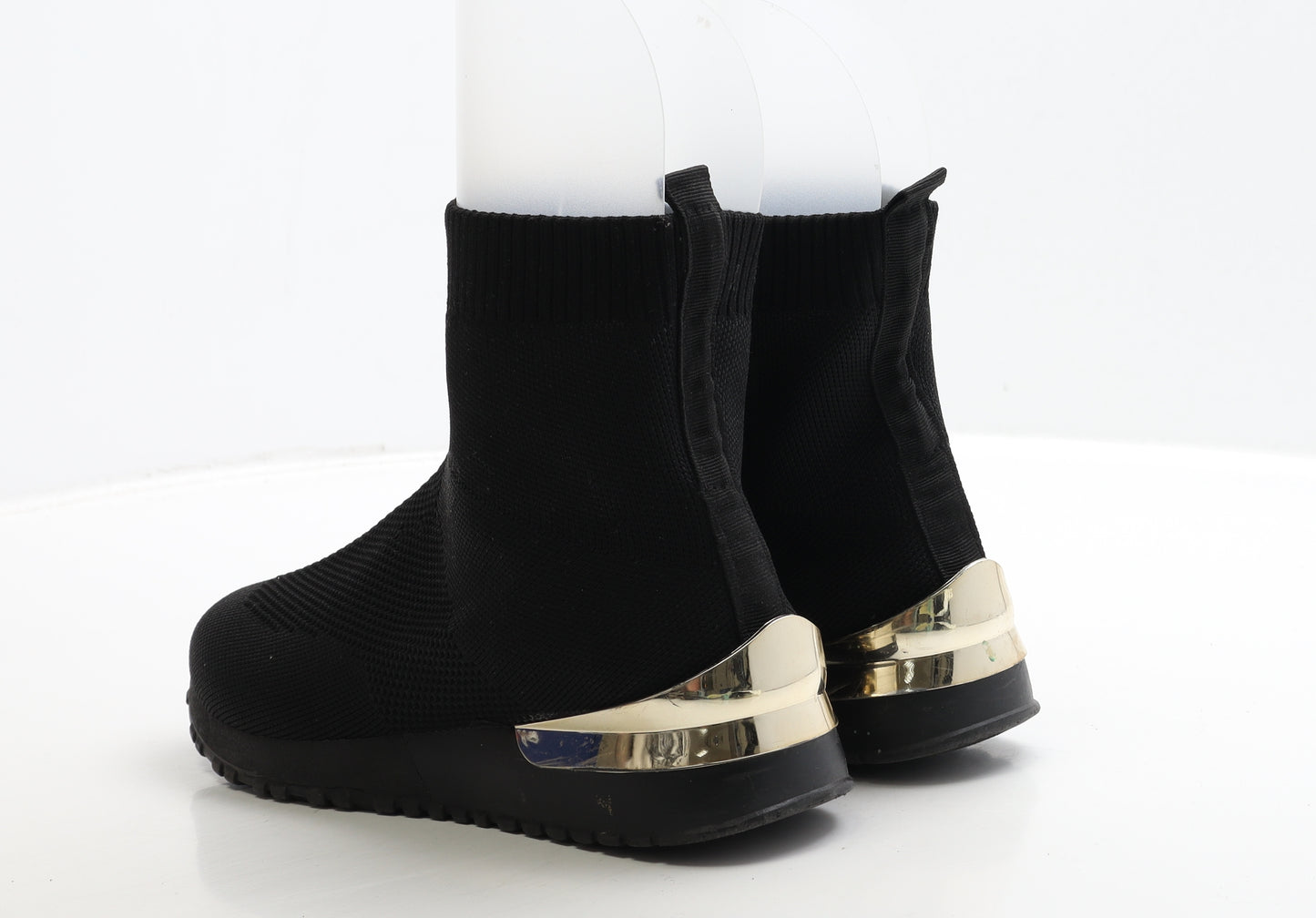 Preworn Womens Black Polyester Trainer UK 6 39