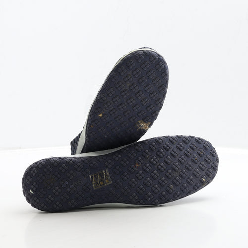 Pavers Womens Blue Polyester Loafer Flat UK 7 40