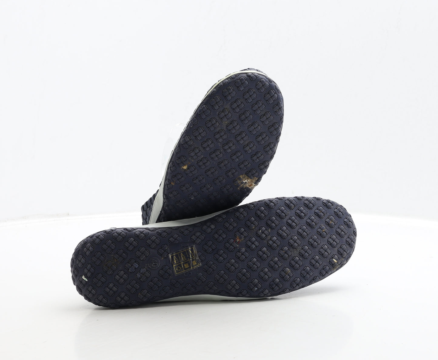 Pavers Womens Blue Polyester Loafer Flat UK 7 40