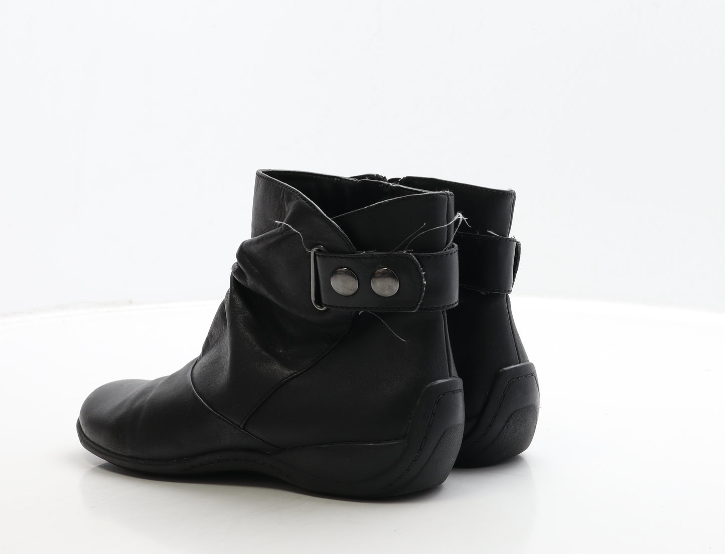 Clarks Womens Black Leather Bootie Boot UK 5 38