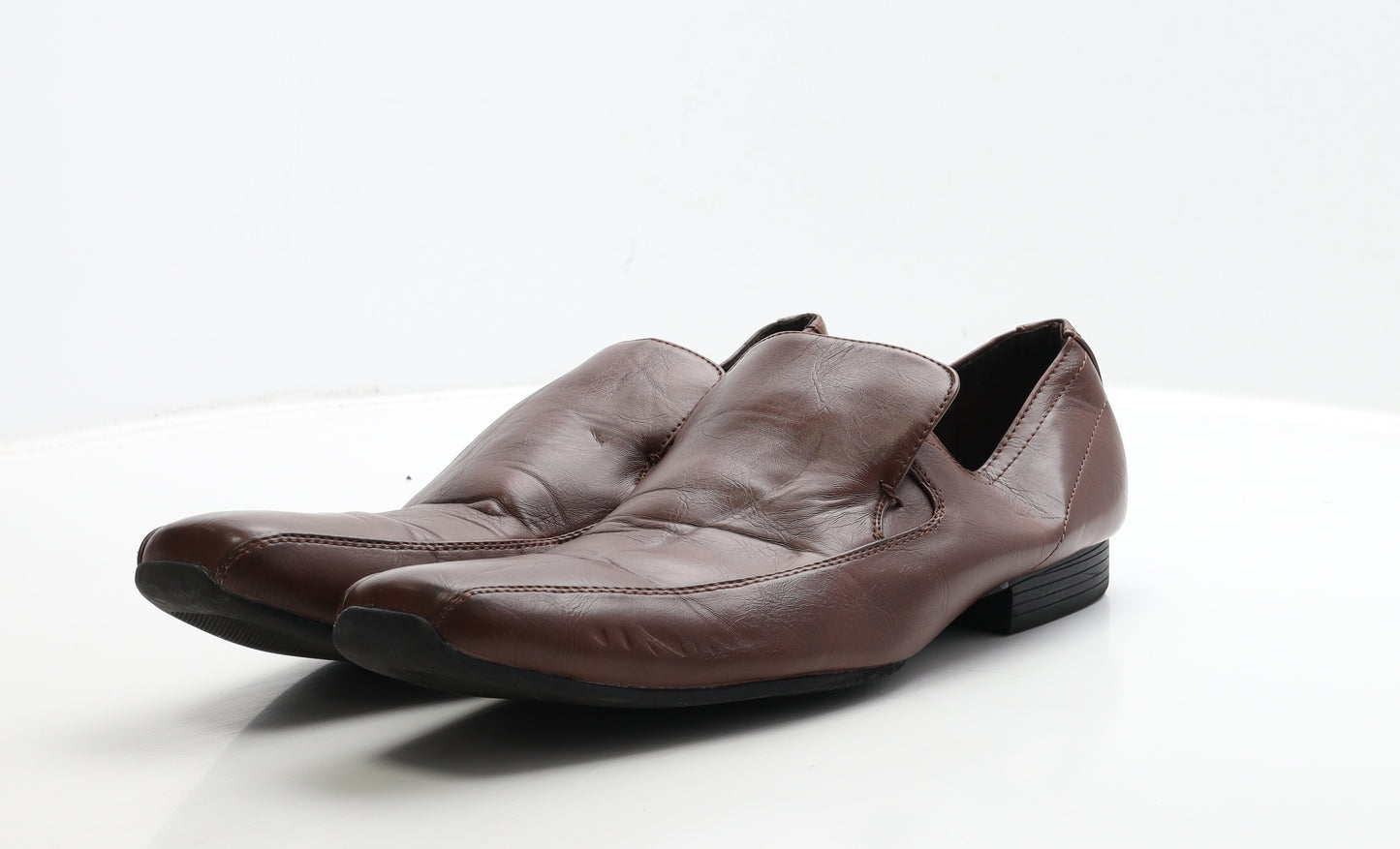 Beckett Mens Brown Leather Loafer Casual UK 10 44