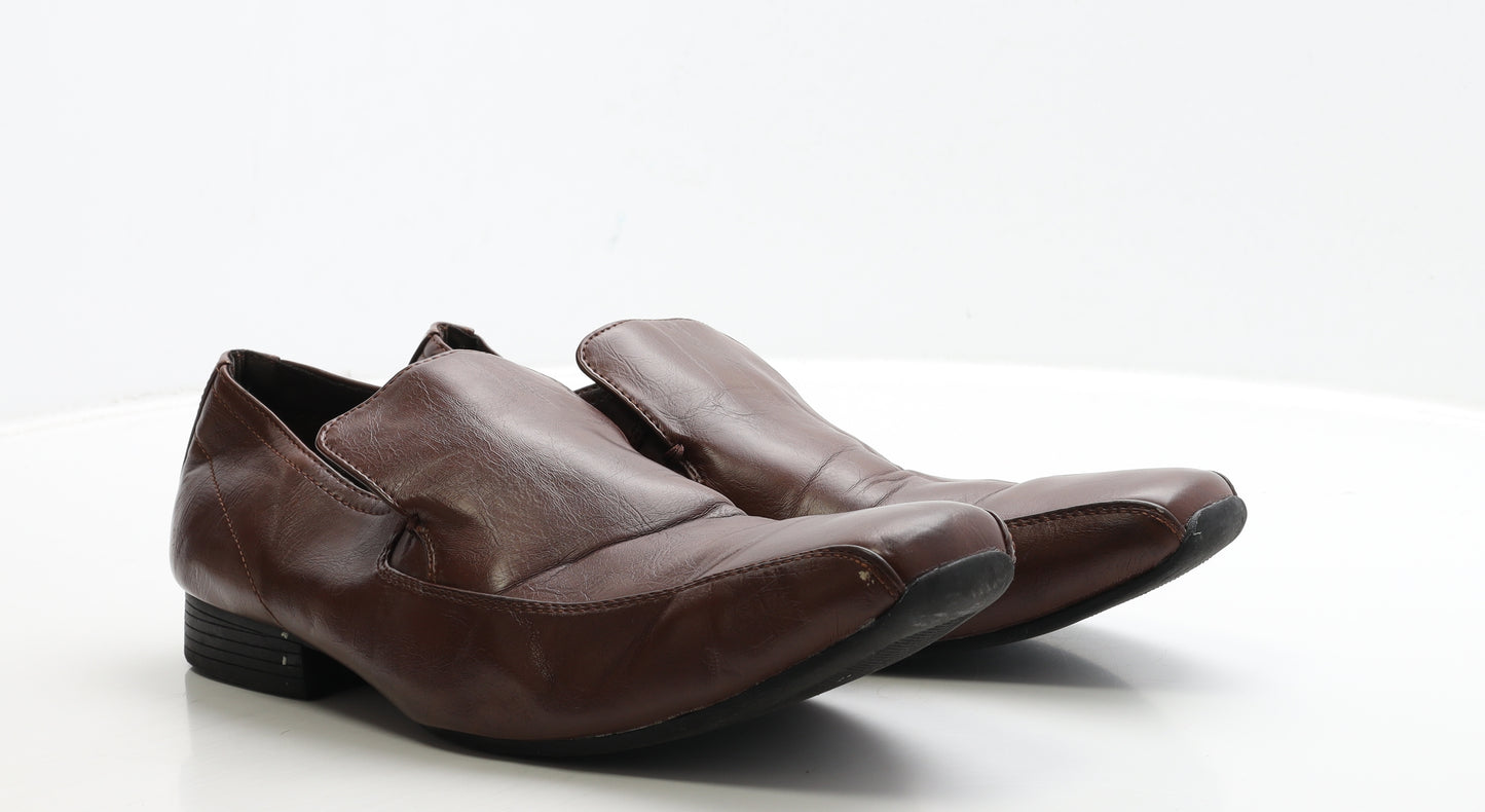 Beckett Mens Brown Leather Loafer Casual UK 10 44