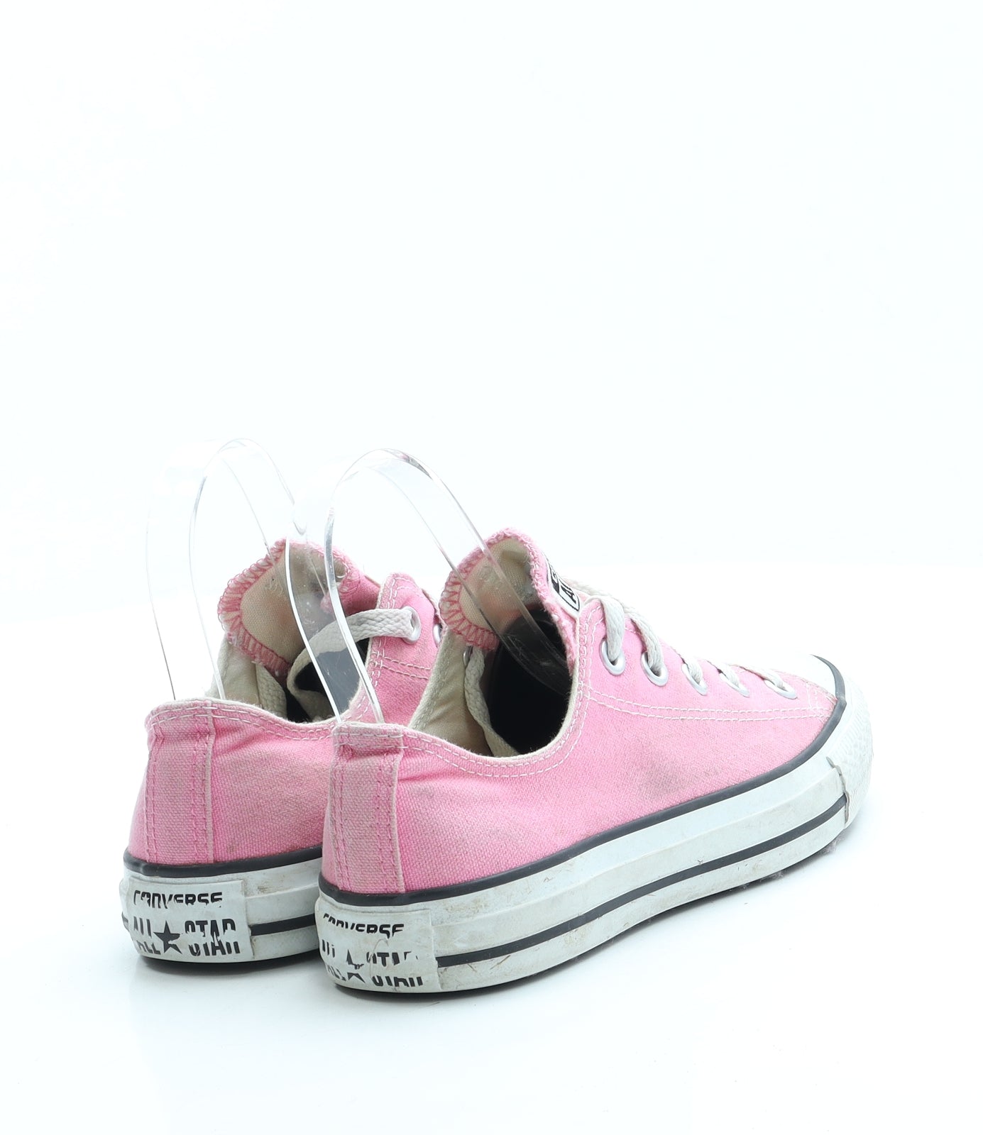 Converse Girls Pink Fabric Trainer UK 4 36.5