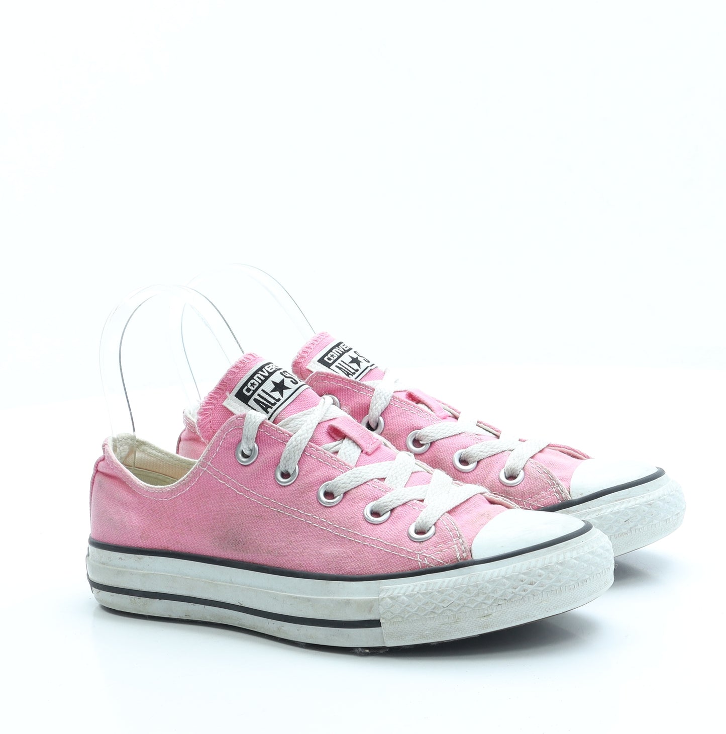 Converse Girls Pink Fabric Trainer UK 4 36.5