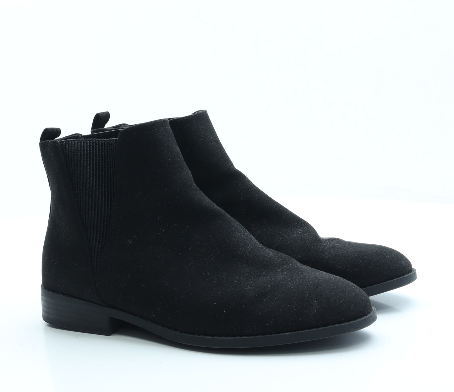 Primark Womens Black Suede Chelsea Boot UK 8 41 US 10