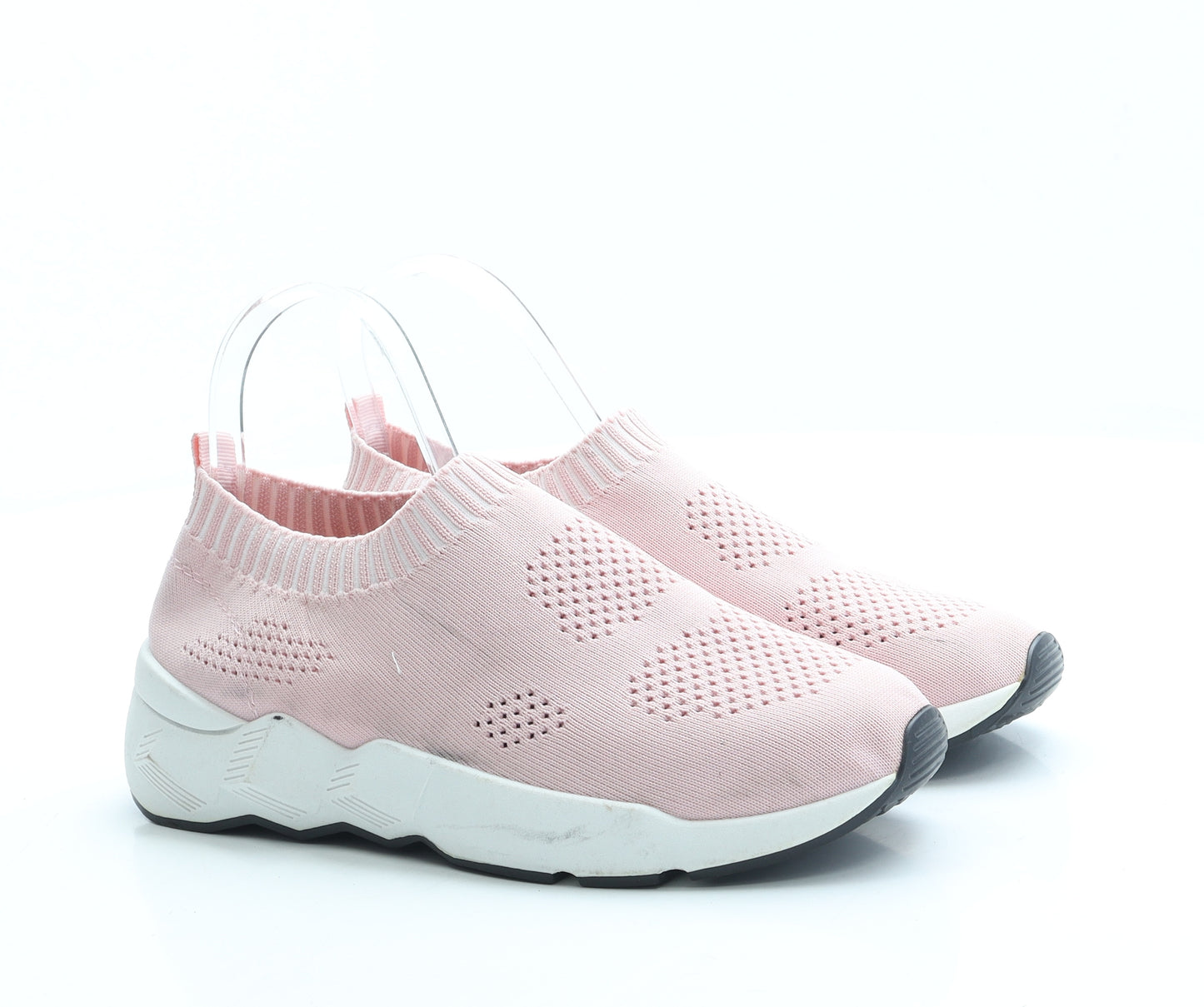 Miss Sophia Womens Pink Polyester Trainer UK 5 38