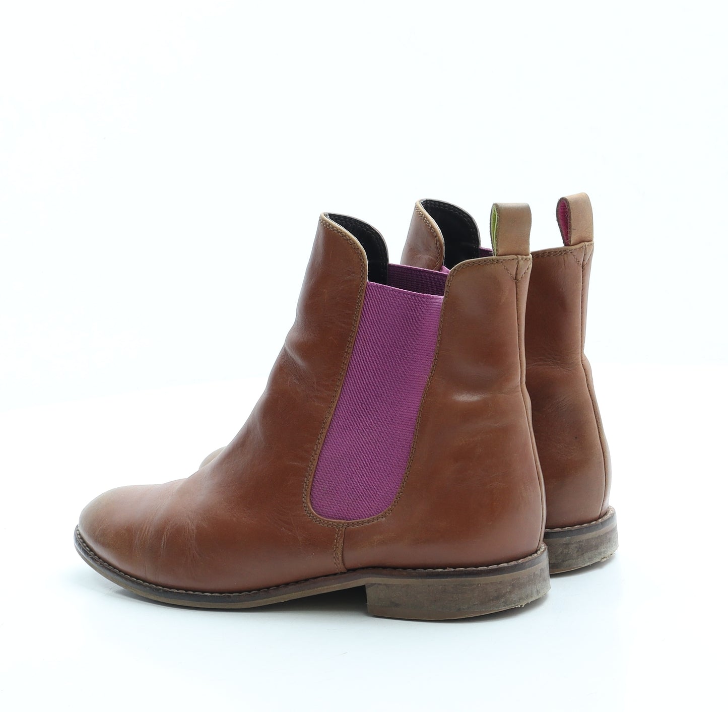 Joules Womens Brown Leather Chelsea Boot UK 3 36