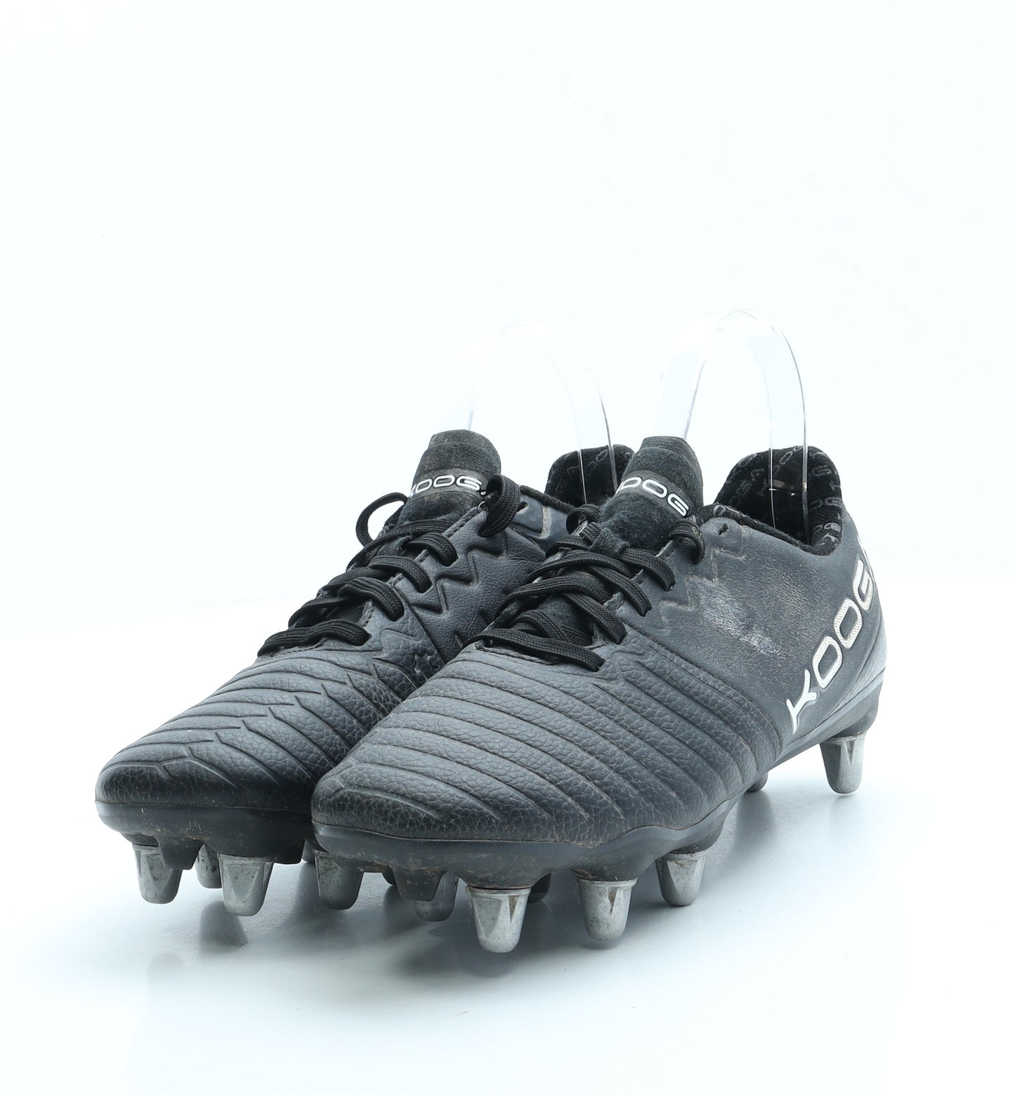 Kooga Boys Black Leather Trainer UK 5.5 38.5 - Football