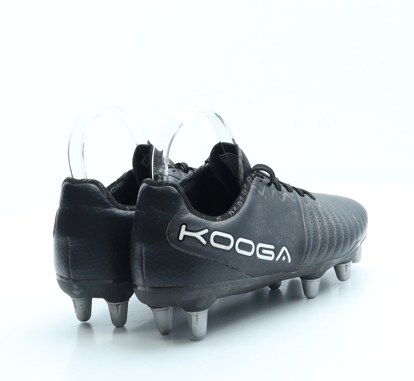 Kooga Boys Black Leather Trainer UK 5.5 38.5 - Football