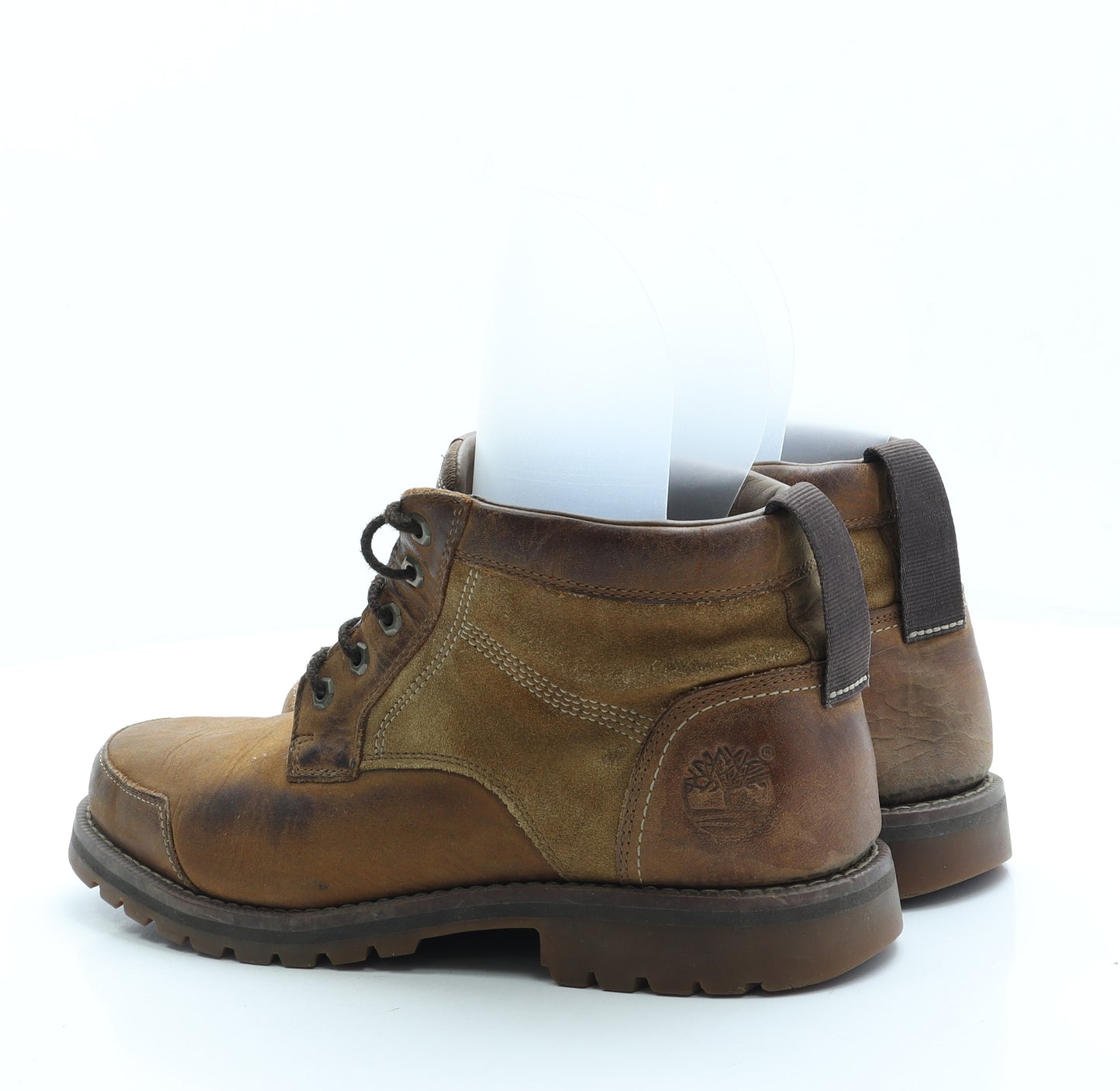 Timberland Mens Brown Leather Combat Boot UK 9 43.5