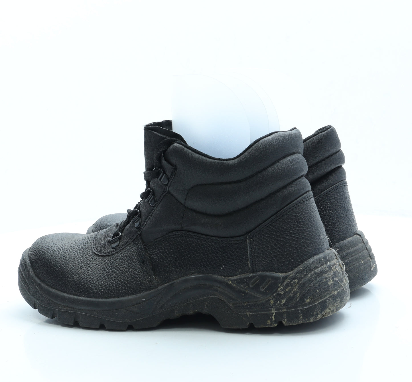 Arco Essentials Mens Black Leather Combat Boot UK 13 43