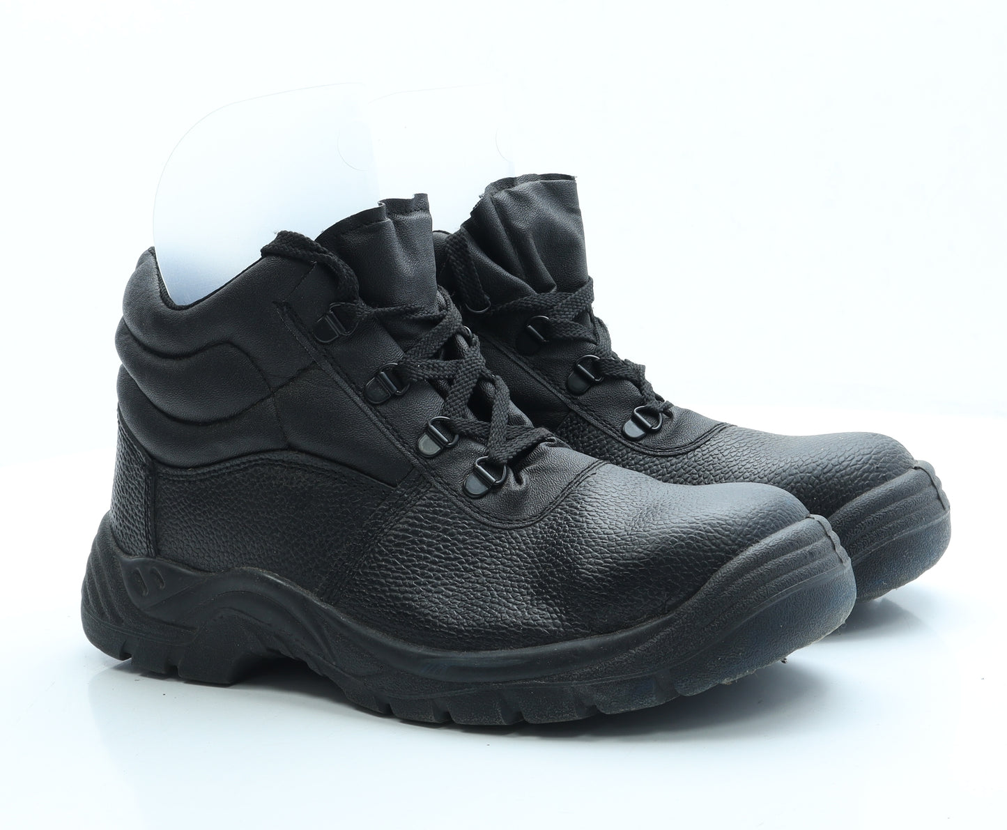 Arco Essentials Mens Black Leather Combat Boot UK 13 43