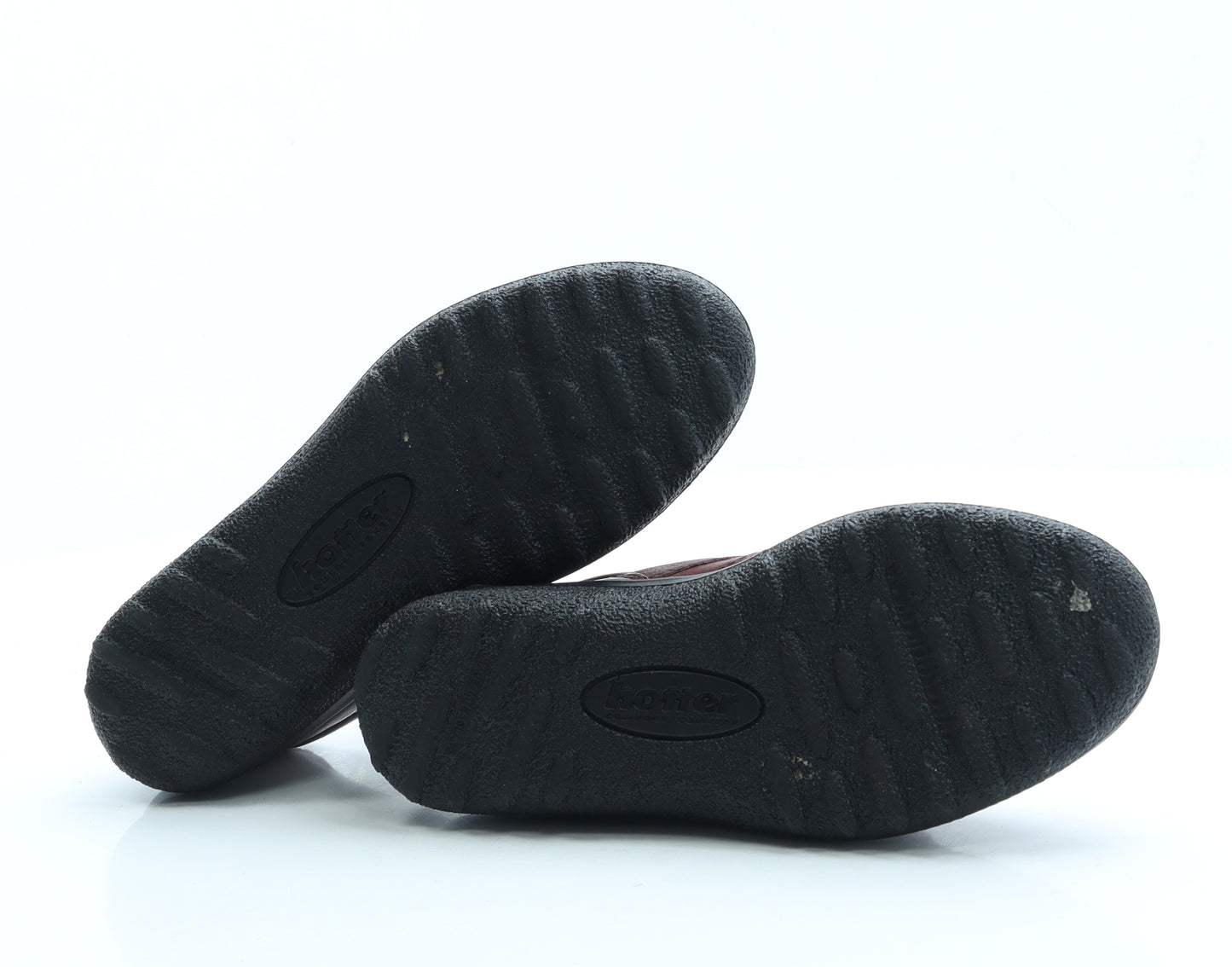 Hotter Womens Red Leather Trainer UK 3 36