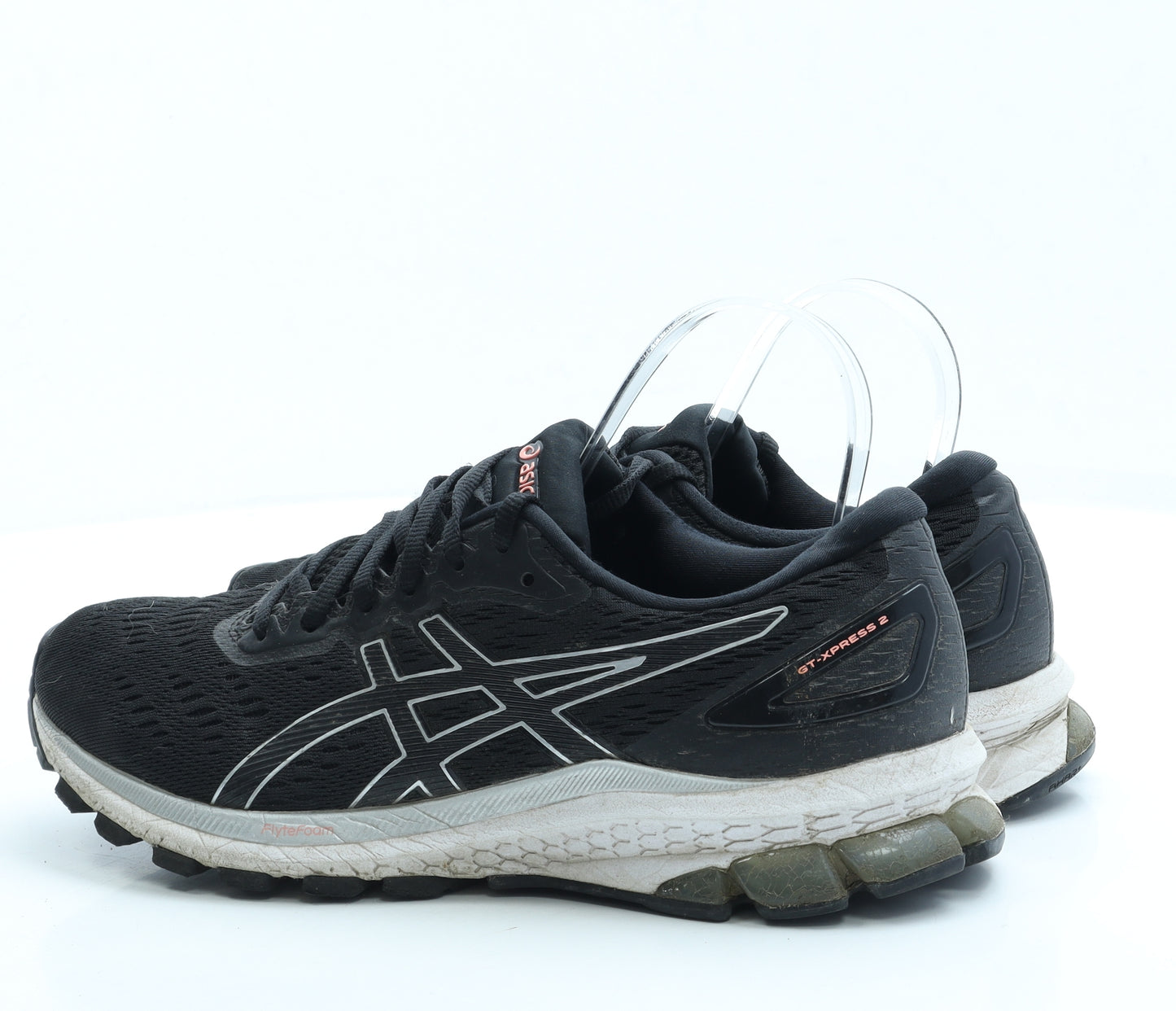 ASICS Womens Black Polyester Trainer UK 7.5 41.5