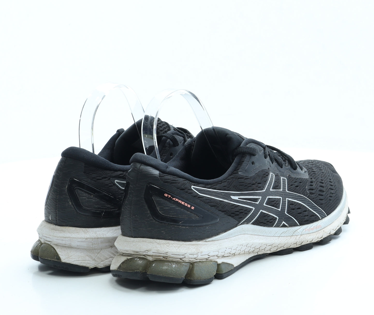ASICS Womens Black Polyester Trainer UK 7.5 41.5