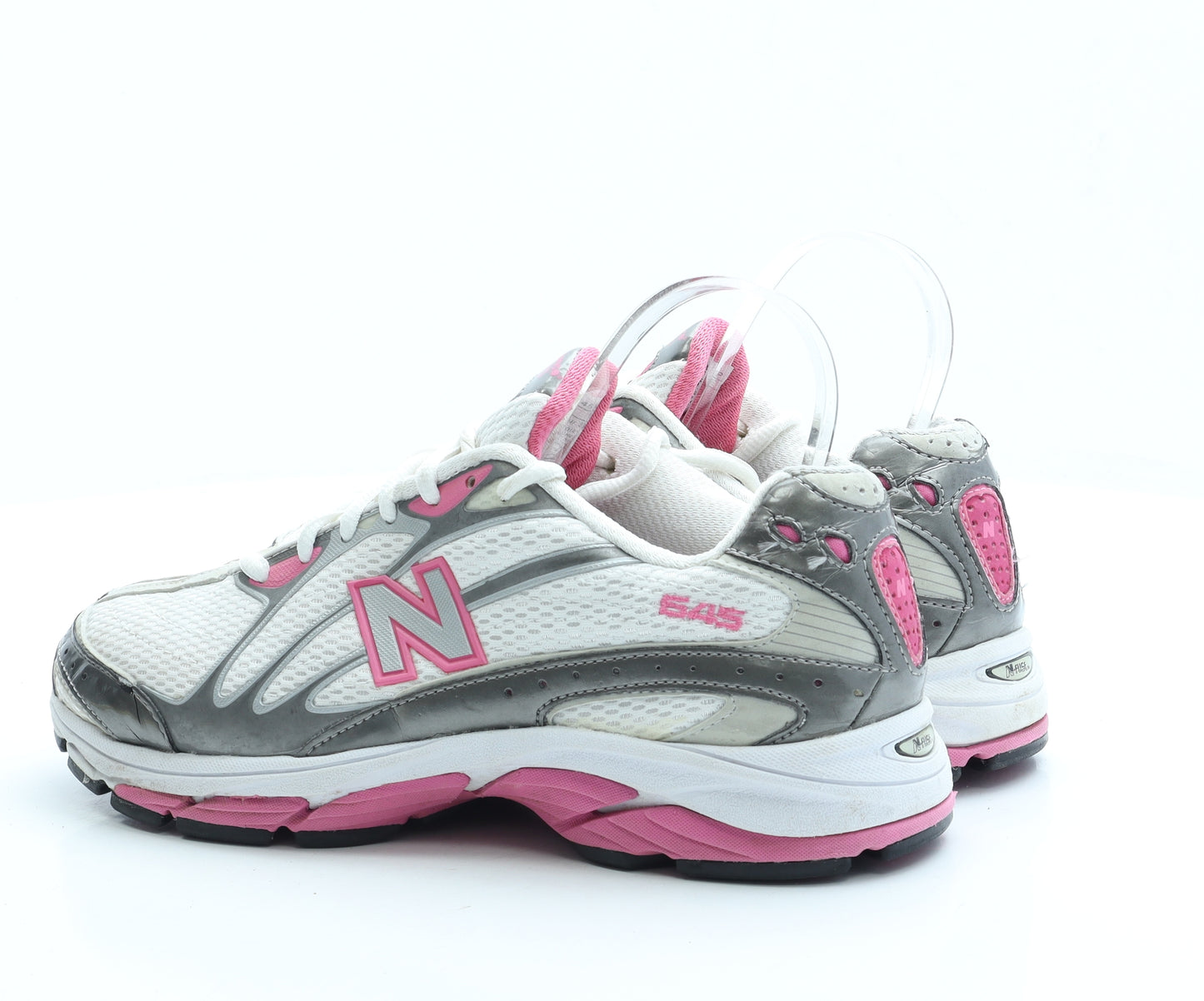 New Balance Womens White Polyester Trainer UK 6 39